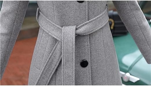 ABBY - Einreihiger Trenchcoat mit Taschen