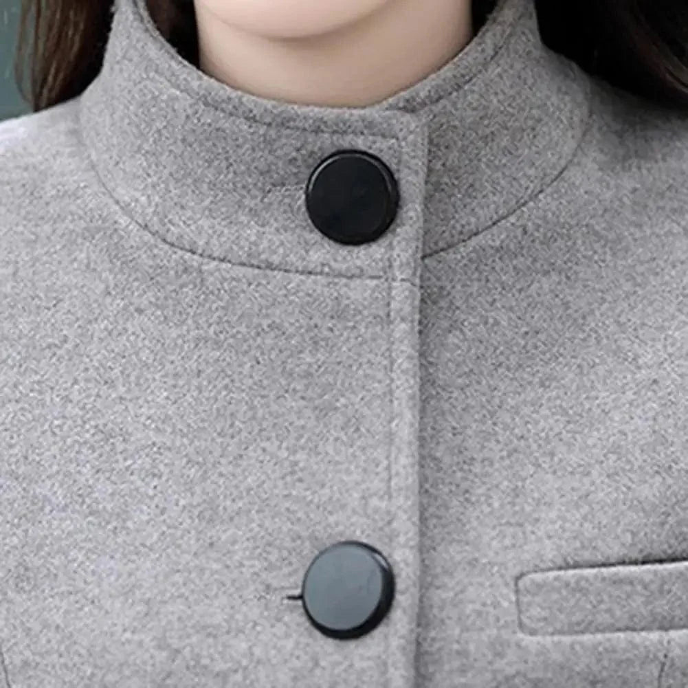 ABBY - Einreihiger Trenchcoat mit Taschen