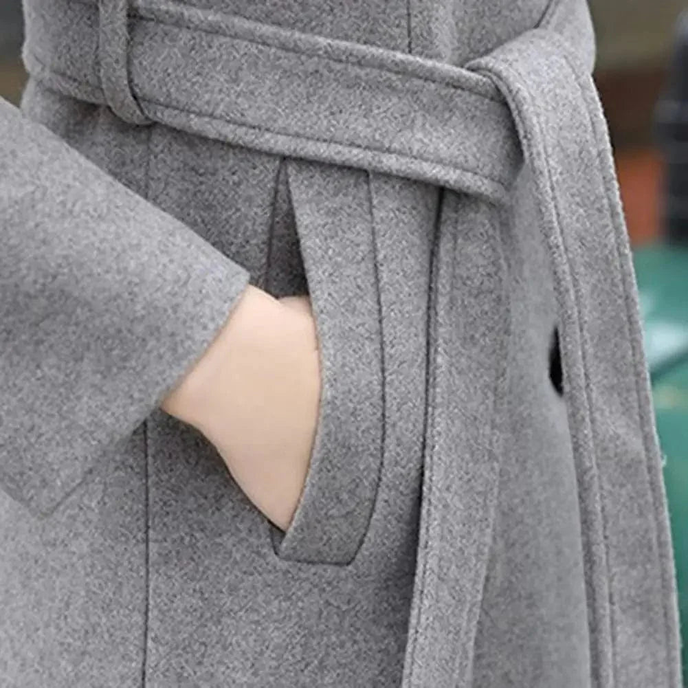 ABBY - Einreihiger Trenchcoat mit Taschen