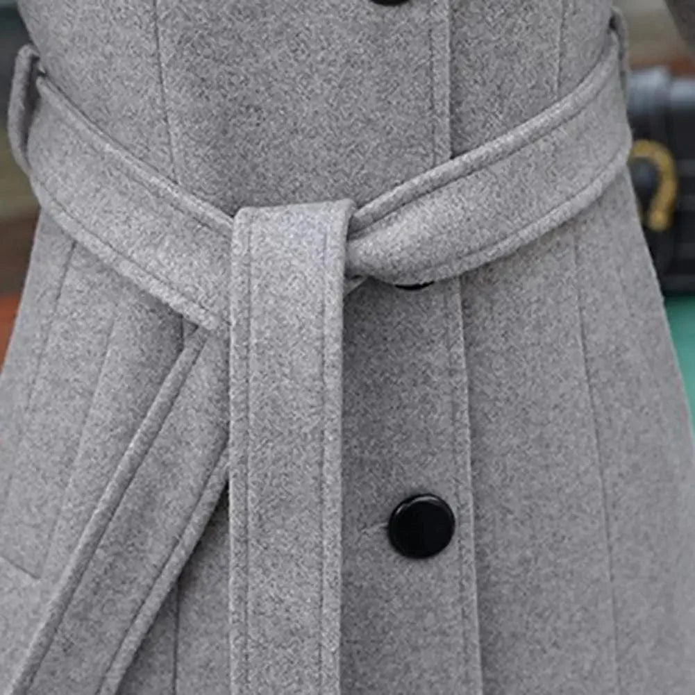 ABBY - Einreihiger Trenchcoat mit Taschen