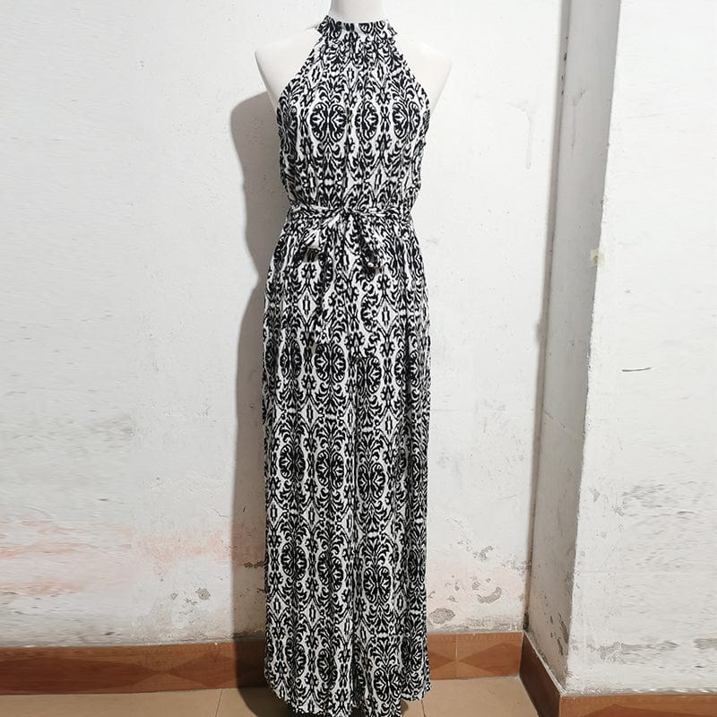 ALEAH - Bedruckter Bodysuit zum Schnüren