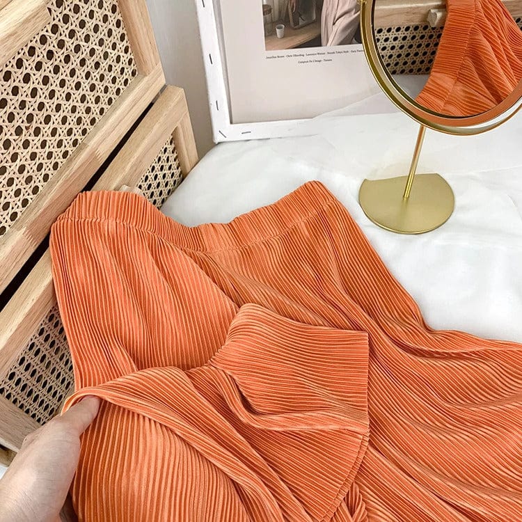 ANGELICA - Lässige Hose mit geradem, weitem Bein