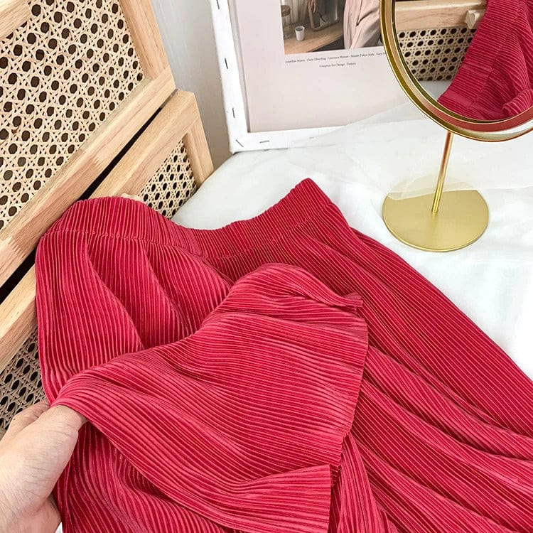 ANGELICA - Lässige Hose mit geradem, weitem Bein