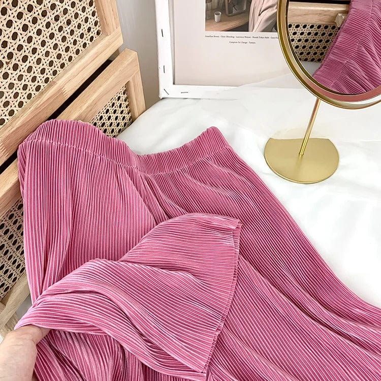 ANGELICA - Lässige Hose mit geradem, weitem Bein