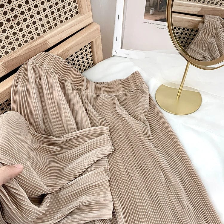 ANGELICA - Lässige Hose mit geradem, weitem Bein