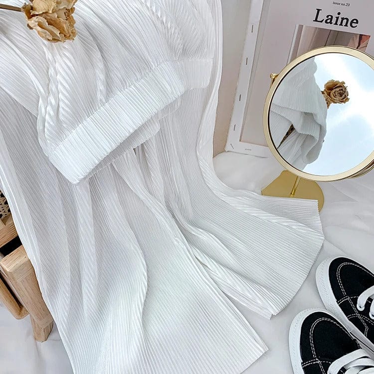 ANGELICA - Lässige Hose mit geradem, weitem Bein