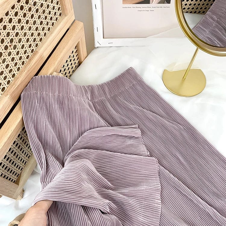 ANGELICA - Lässige Hose mit geradem, weitem Bein