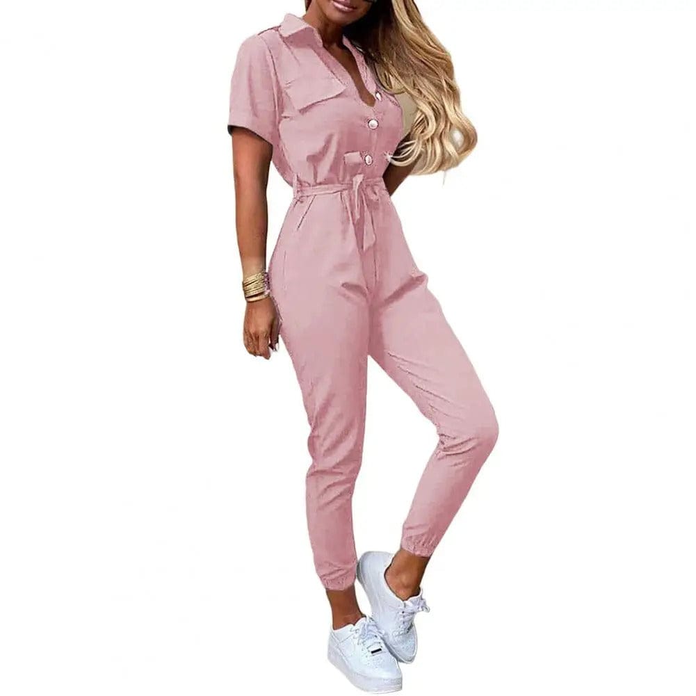 ANGELIQUE - Einfacher Sommer-Jumpsuit