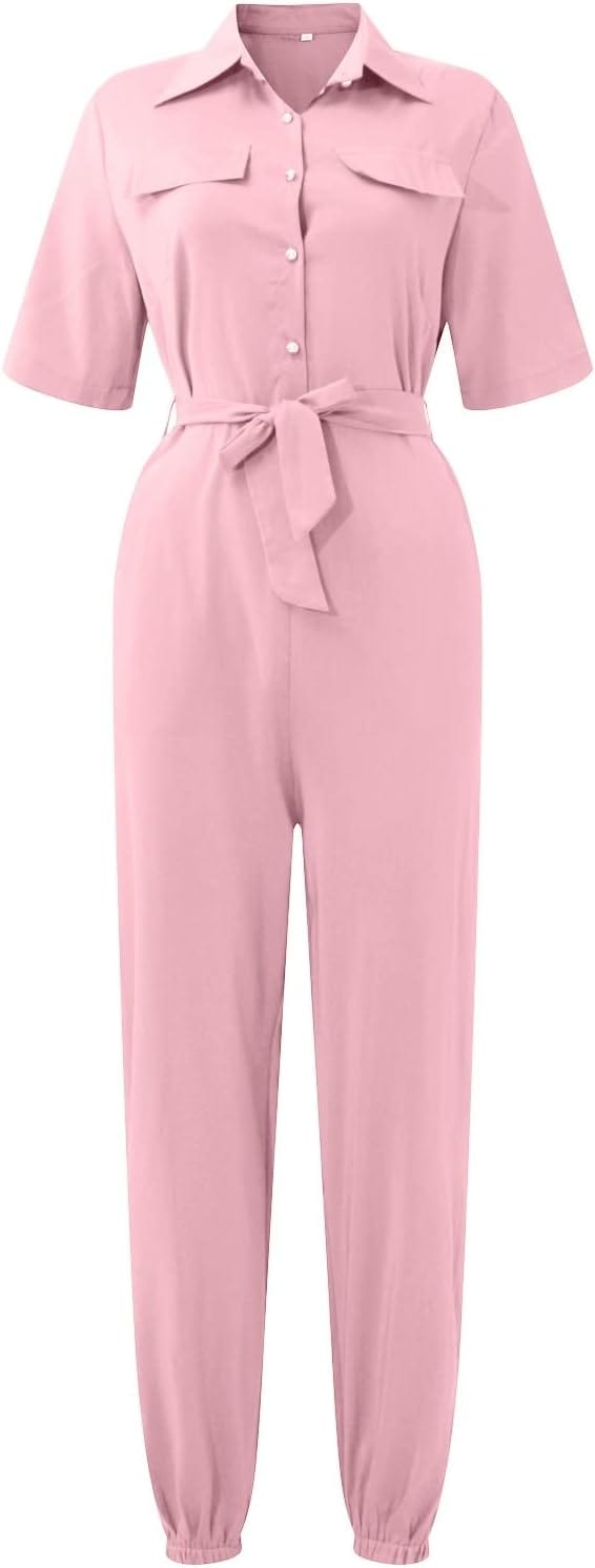 ANGELIQUE - Einfacher Sommer-Jumpsuit