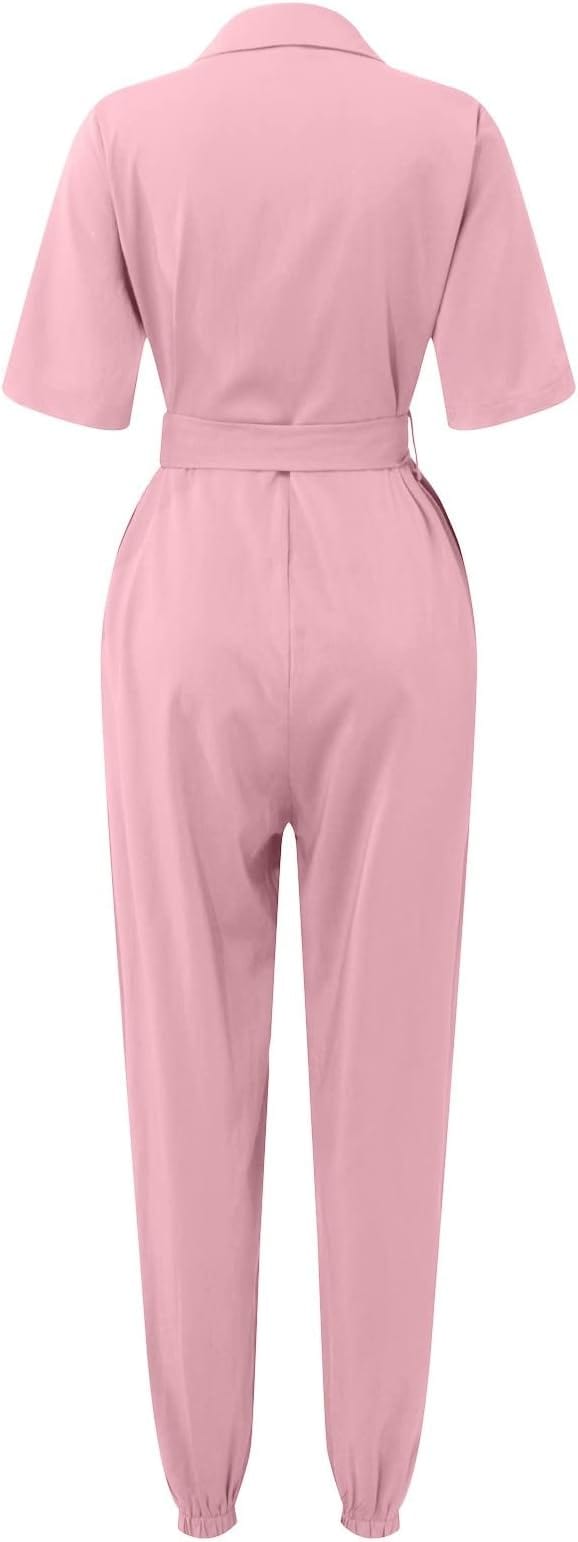 ANGELIQUE - Einfacher Sommer-Jumpsuit