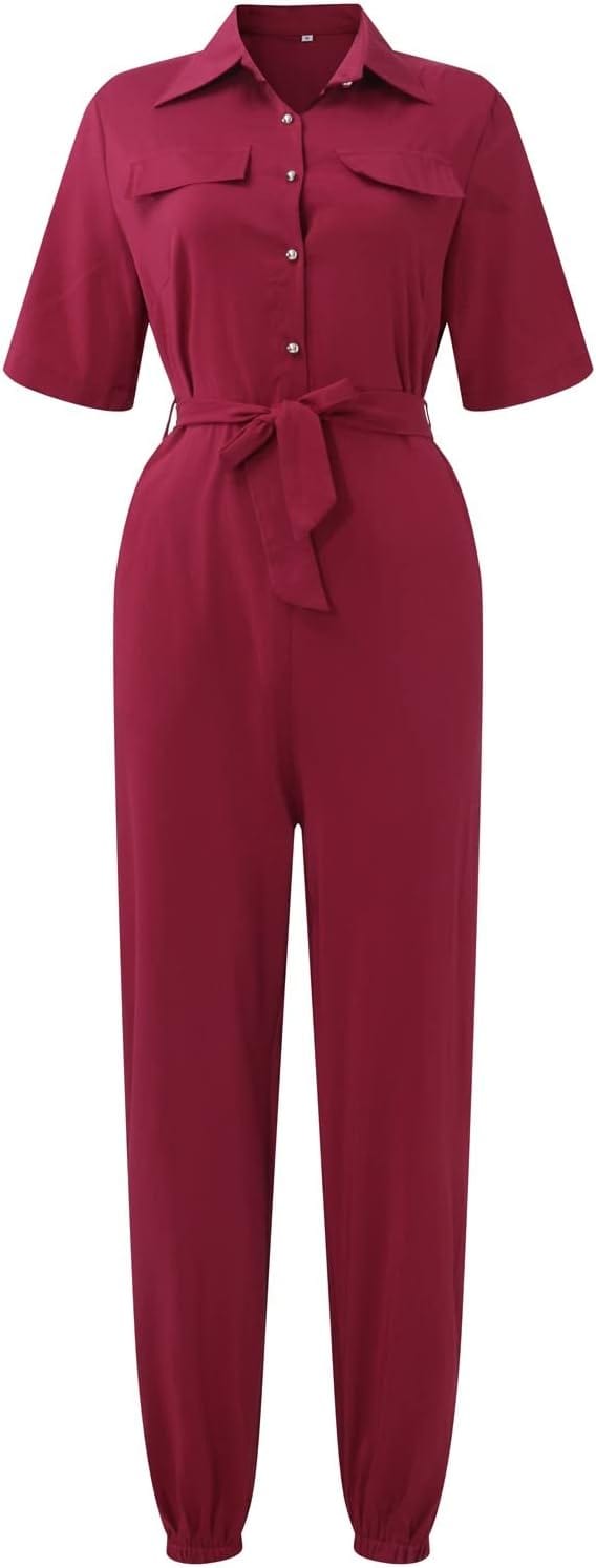 ANGELIQUE - Einfacher Sommer-Jumpsuit