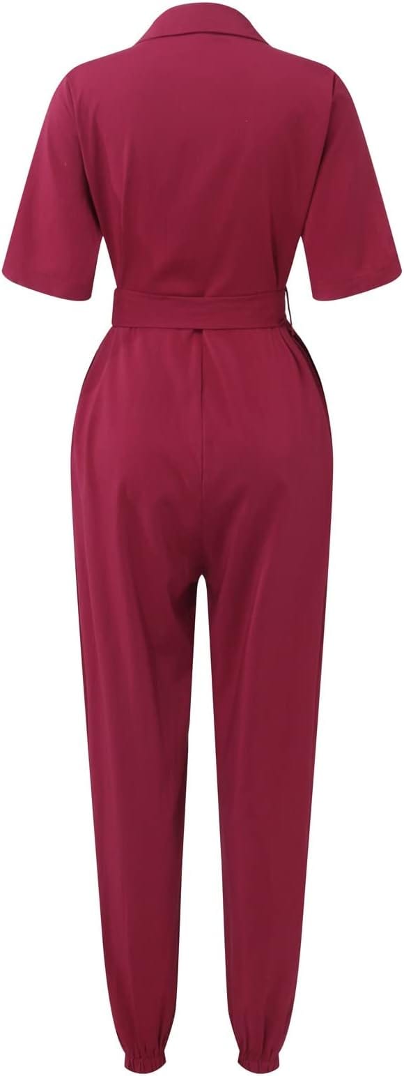 ANGELIQUE - Einfacher Sommer-Jumpsuit