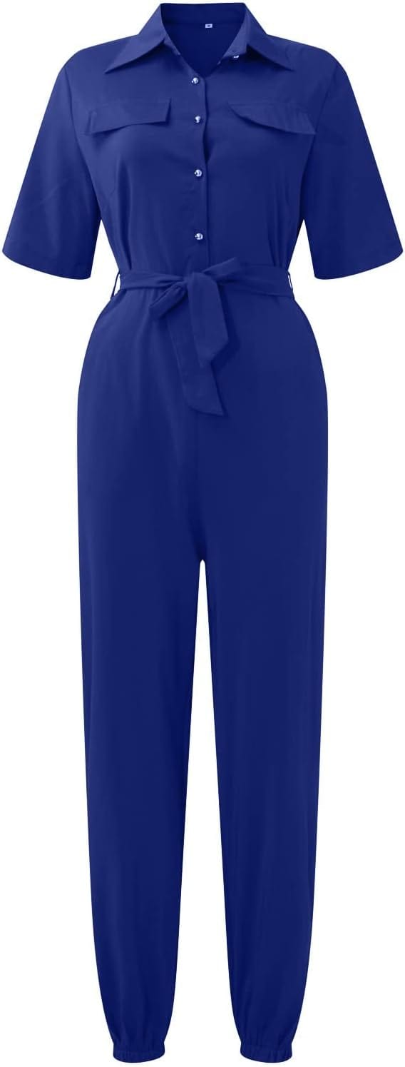 ANGELIQUE - Einfacher Sommer-Jumpsuit