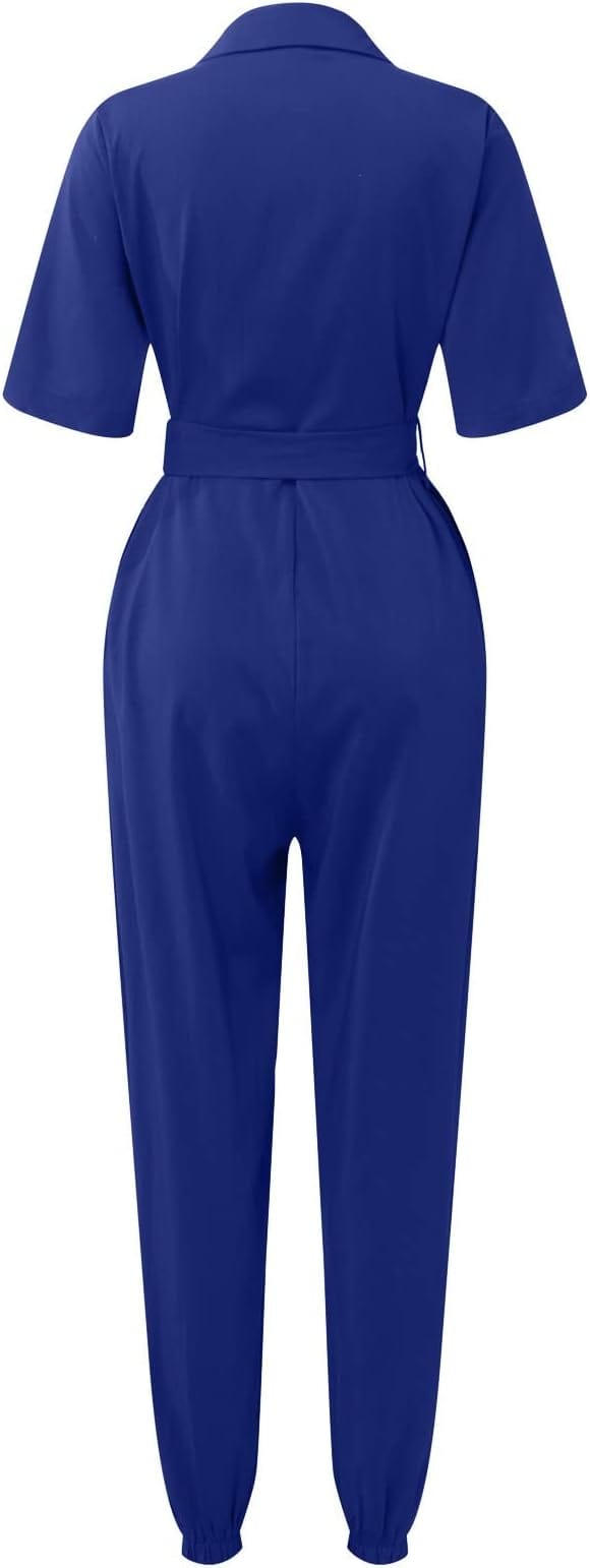 ANGELIQUE - Einfacher Sommer-Jumpsuit