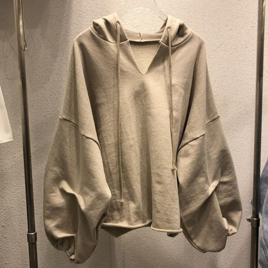 BIANCA - Langarm-Lose Kapuzenpullover