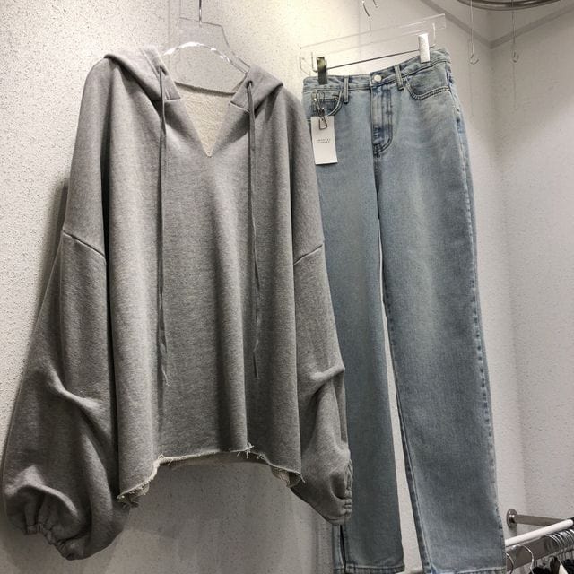 BIANCA - Langarm-Lose Kapuzenpullover