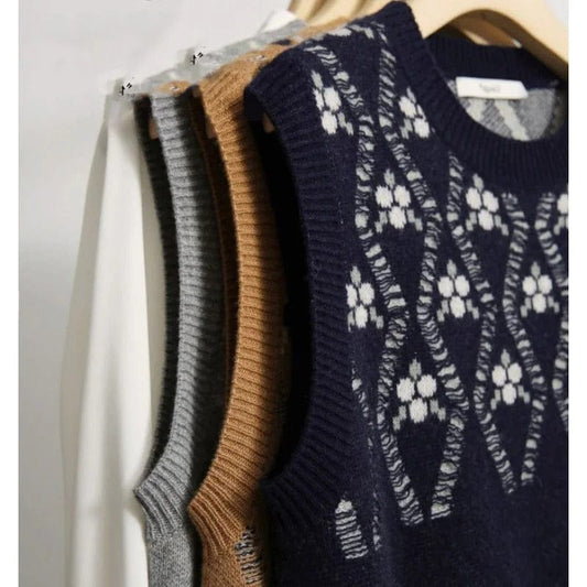 BIANKA- Kleiner Duft Rundhals Casual-Stil