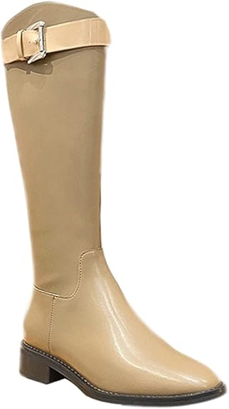 CARRIE - Hohe Stiefel mit Schnallenriemen