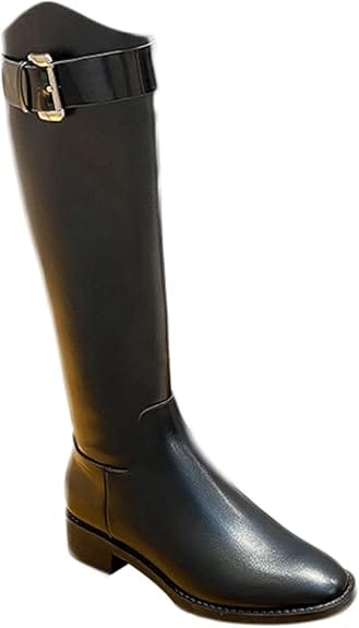 CARRIE - Hohe Stiefel mit Schnallenriemen