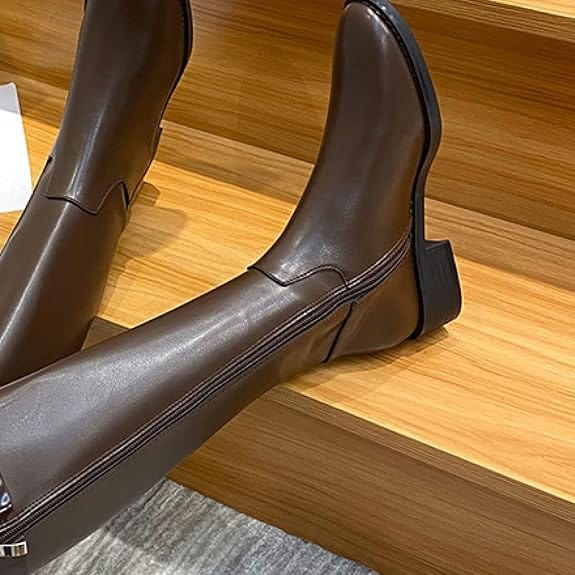 CARRIE - Hohe Stiefel mit Schnallenriemen