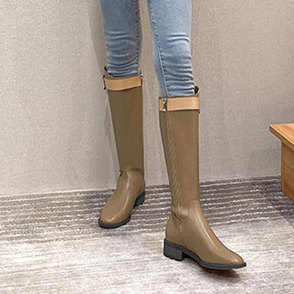 CARRIE - Hohe Stiefel mit Schnallenriemen