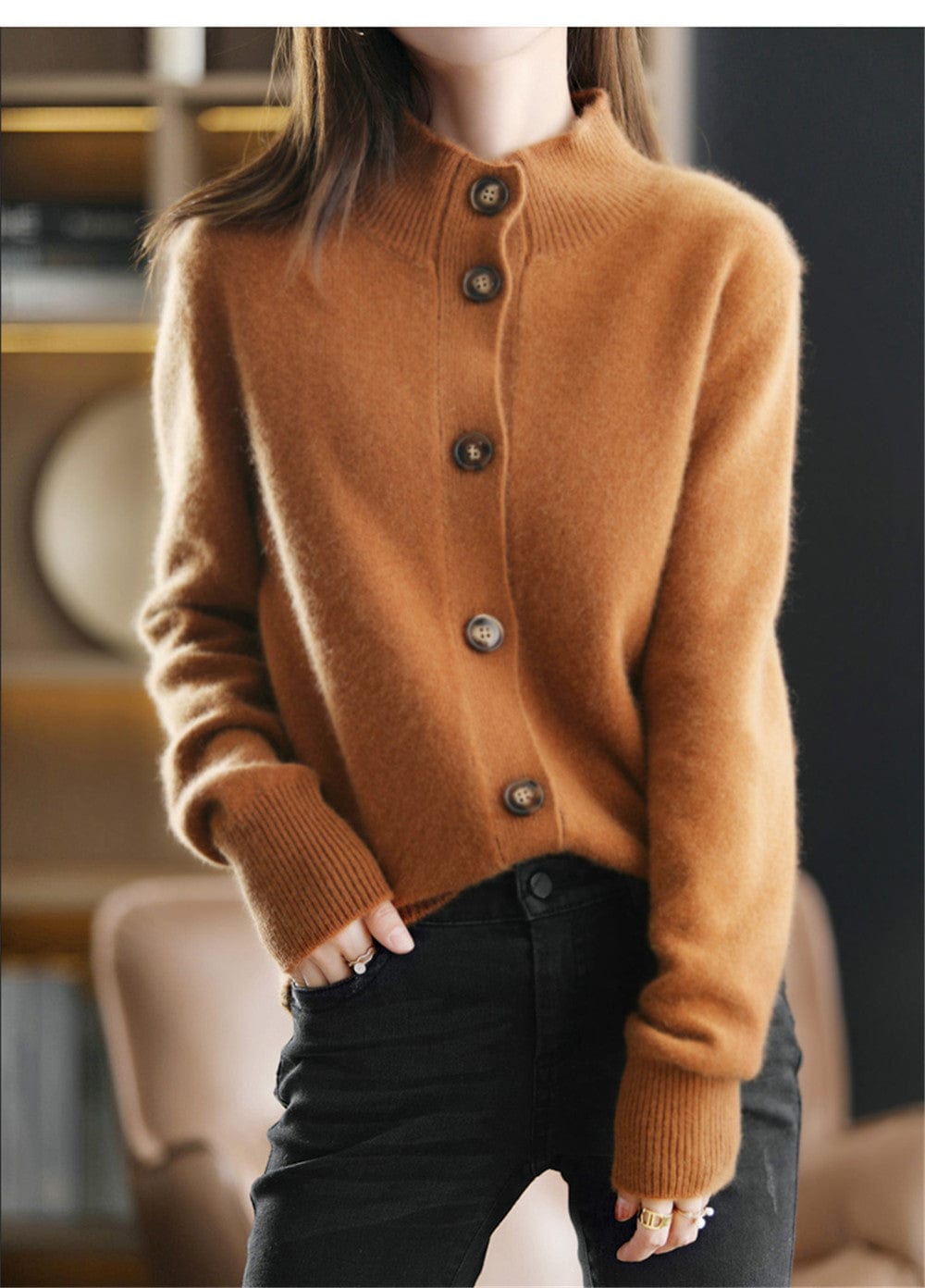 CASSIE - Koreanischer Kaschmirpullover