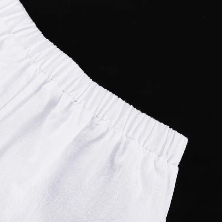 CIANA - Mini-Shorts und langärmeliges Top-Set