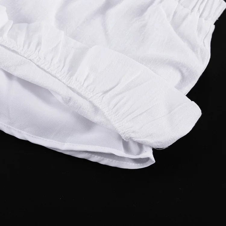 CIANA - Mini-Shorts und langärmeliges Top-Set