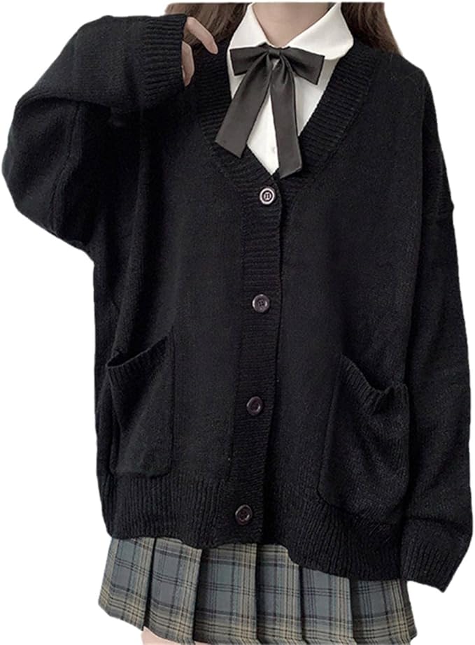 CLAUDINE - Japanischer Stil - Gestrickte Strickjacke 2024