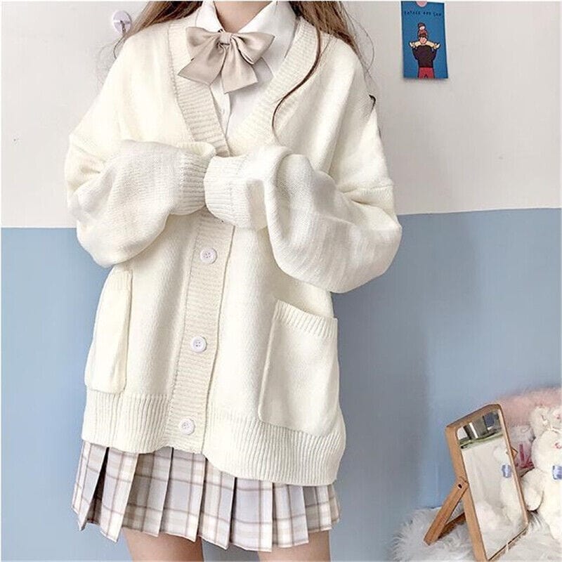 CLAUDINE - Japanischer Stil - Gestrickte Strickjacke 2024
