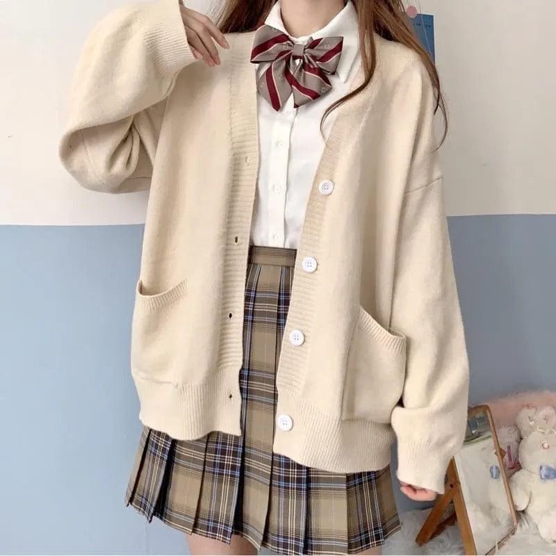 CLAUDINE - Japanischer Stil - Gestrickte Strickjacke 2024