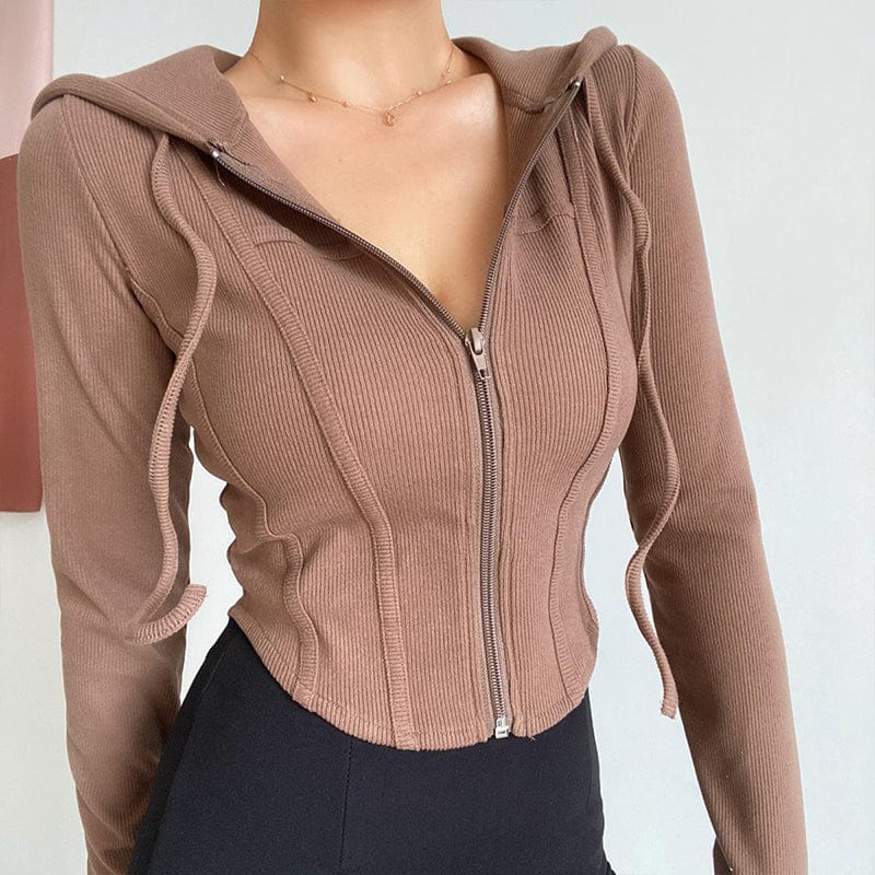 DEBORAH - Slim Fit Kurzer Cardigan