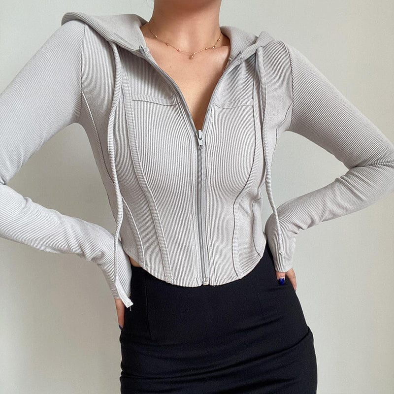 DEBORAH - Slim Fit Kurzer Cardigan