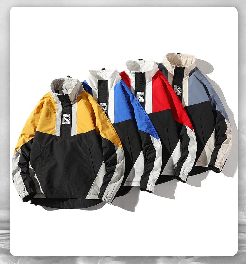 DENNIS - Retro-Farbiger Hip Hop Jacke