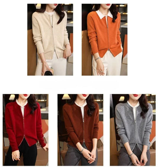 DIANA - Langärmeliger Strick-Cardigan