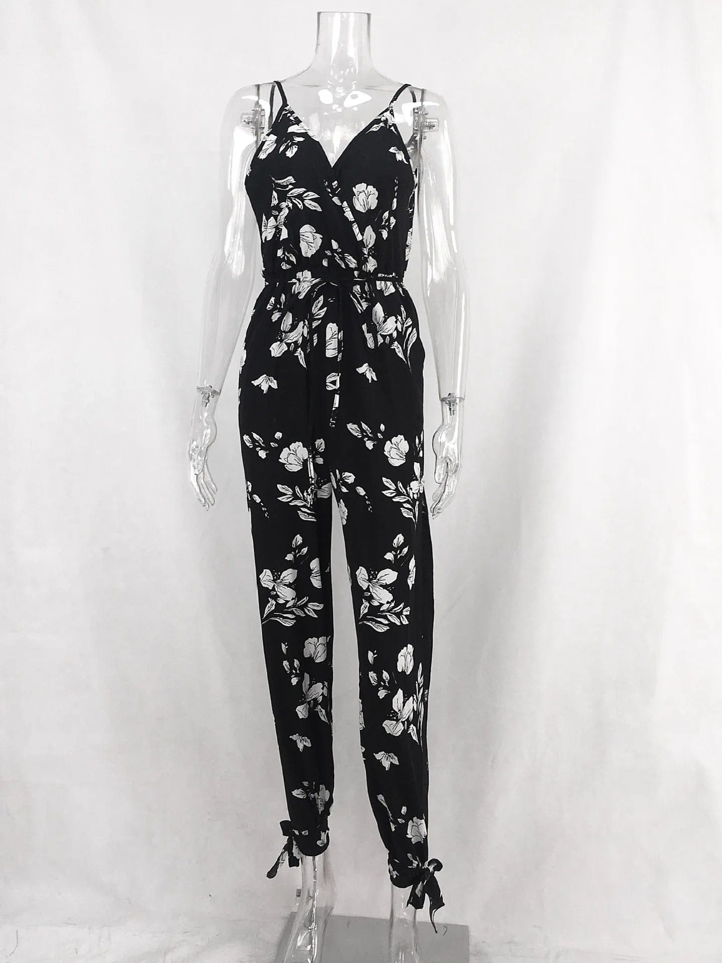 ELISHA - Jumpsuit mit Blumenmuster und hoher Taille