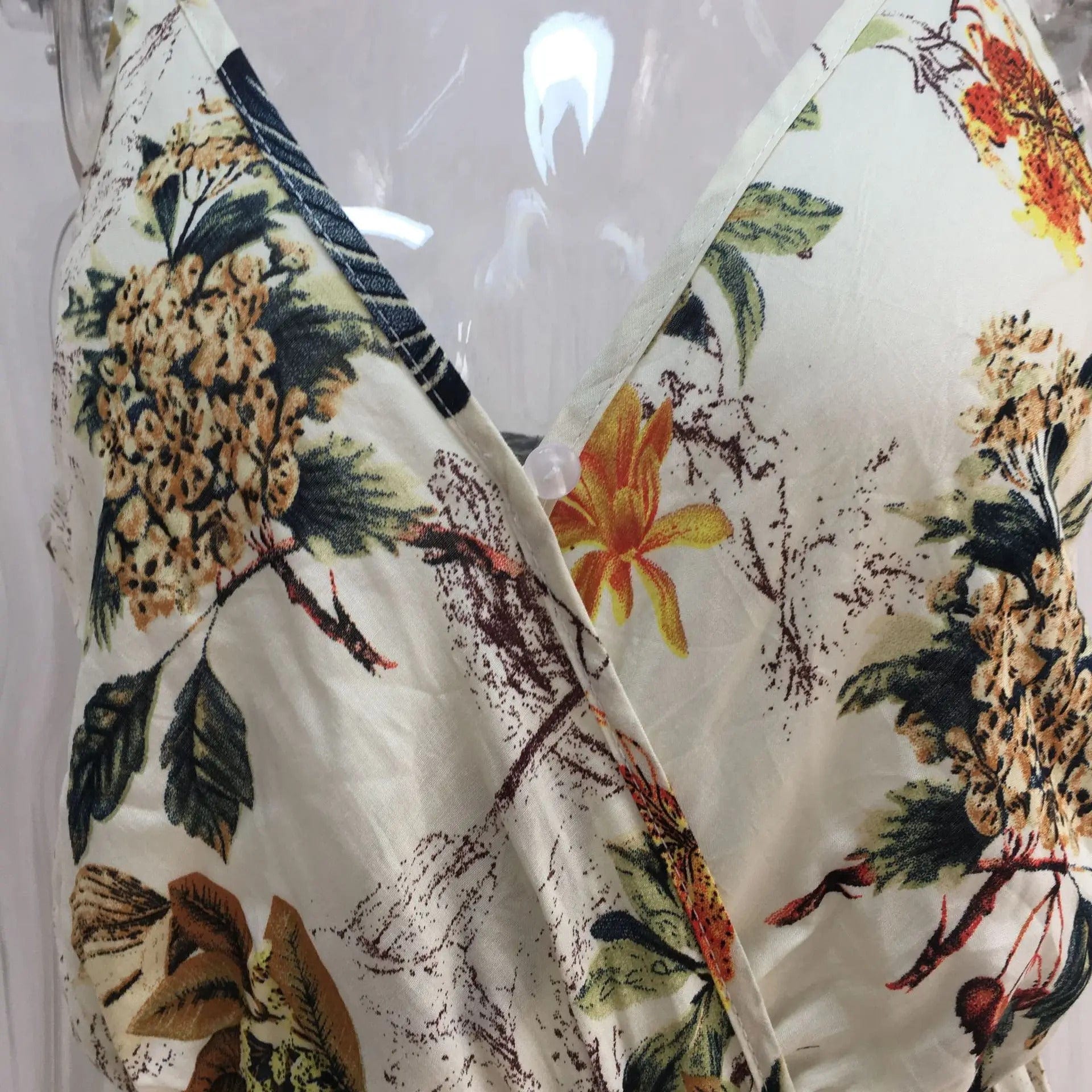 ELISHA - Jumpsuit mit Blumenmuster und hoher Taille