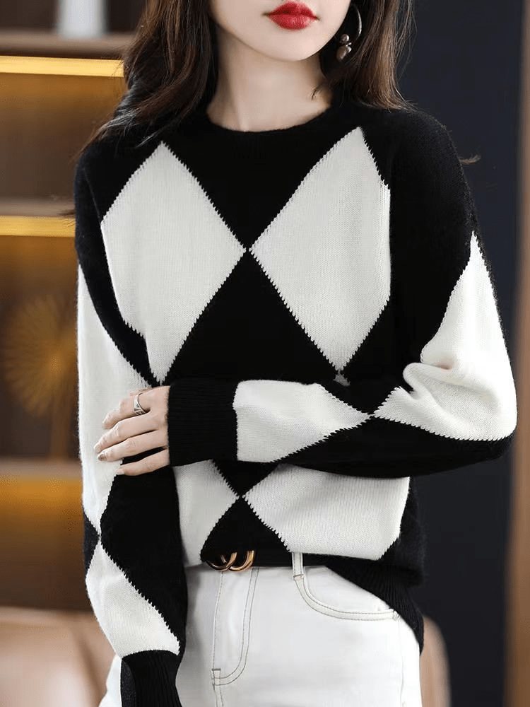 Elle&Vire® - Eleganter einzigartiger Pullover