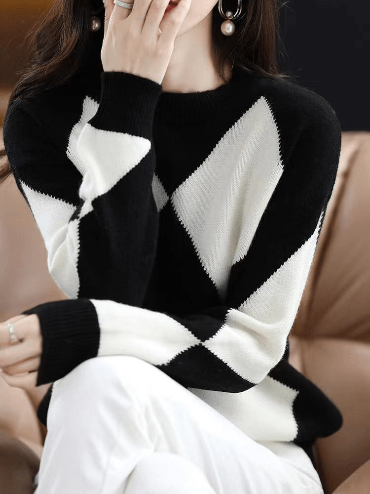 Elle&Vire® - Eleganter einzigartiger Pullover