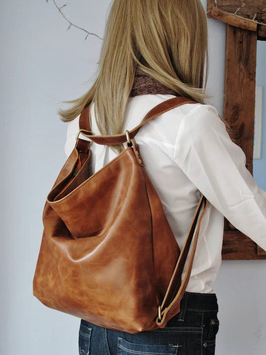 Elle&Vire® - Ölbeschichteter Damen-Rucksack