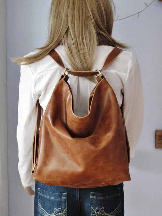 Elle&Vire® - Ölbeschichteter Damen-Rucksack