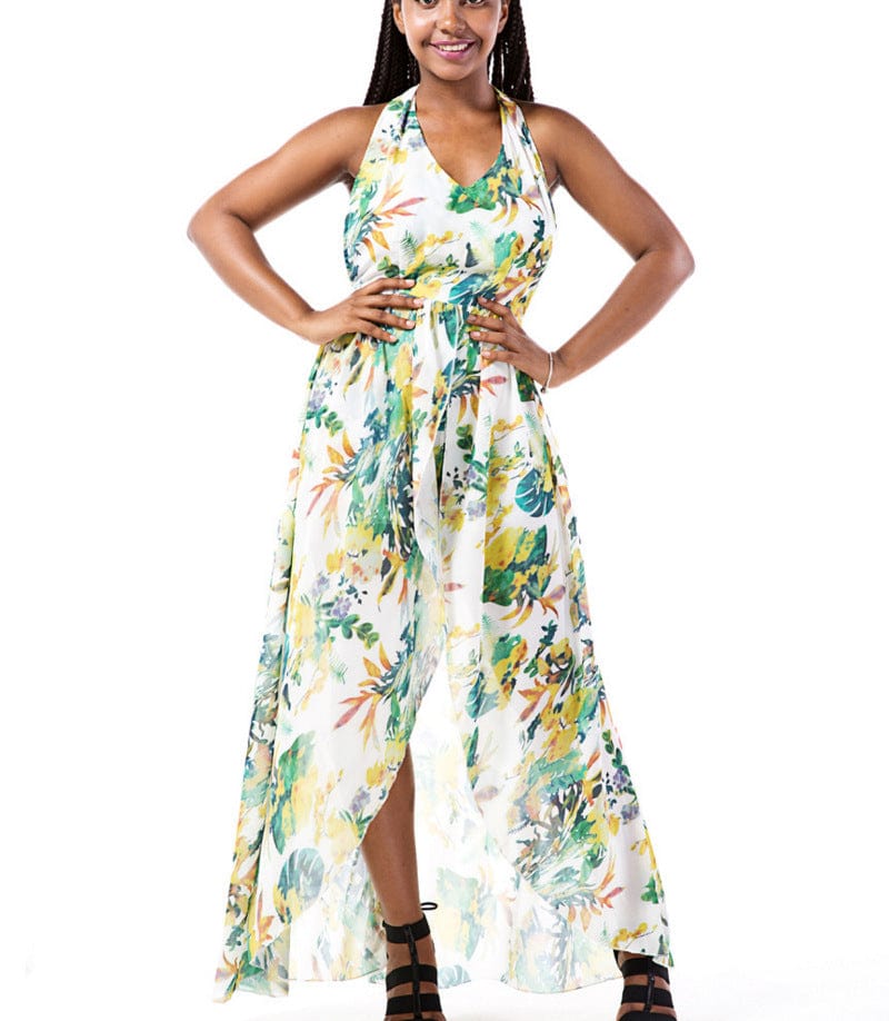 HANNIE - Tunic Sleeveless Bohemian Playsuit