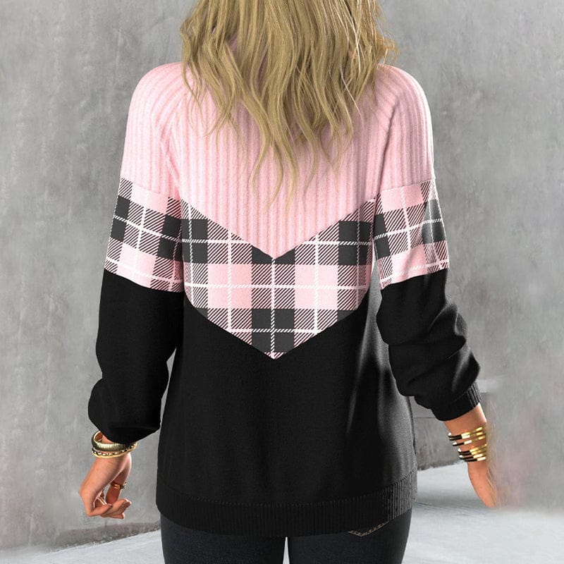 Iris A'leurs® - Rosa modischer Pullover