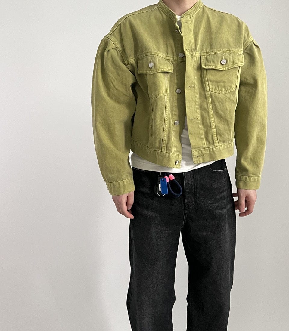 JAYSON - Einzigartige Stehkragen Jeansjacke