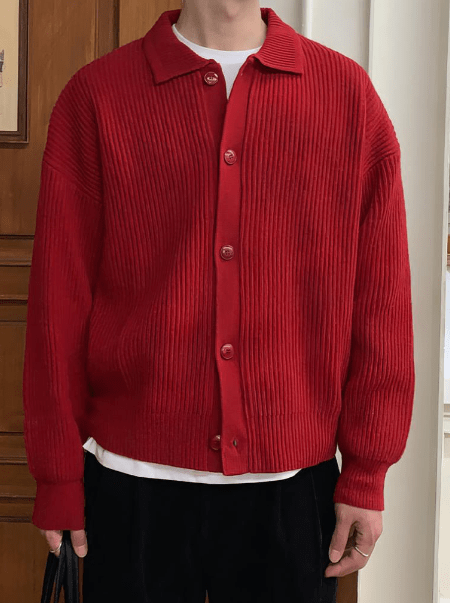 JIN - Strickjacke mit Revers