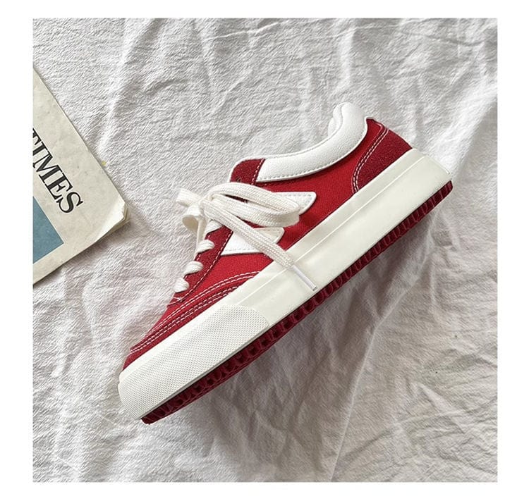 JOLINA - Leinenschuhe mit dicker Sohle