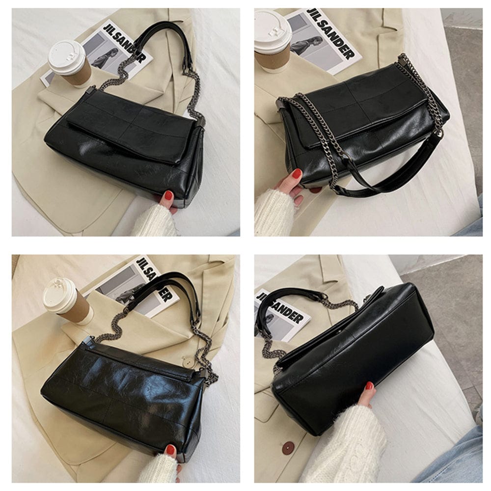JOSEPHINE - Hochwertige Lederschultertasche