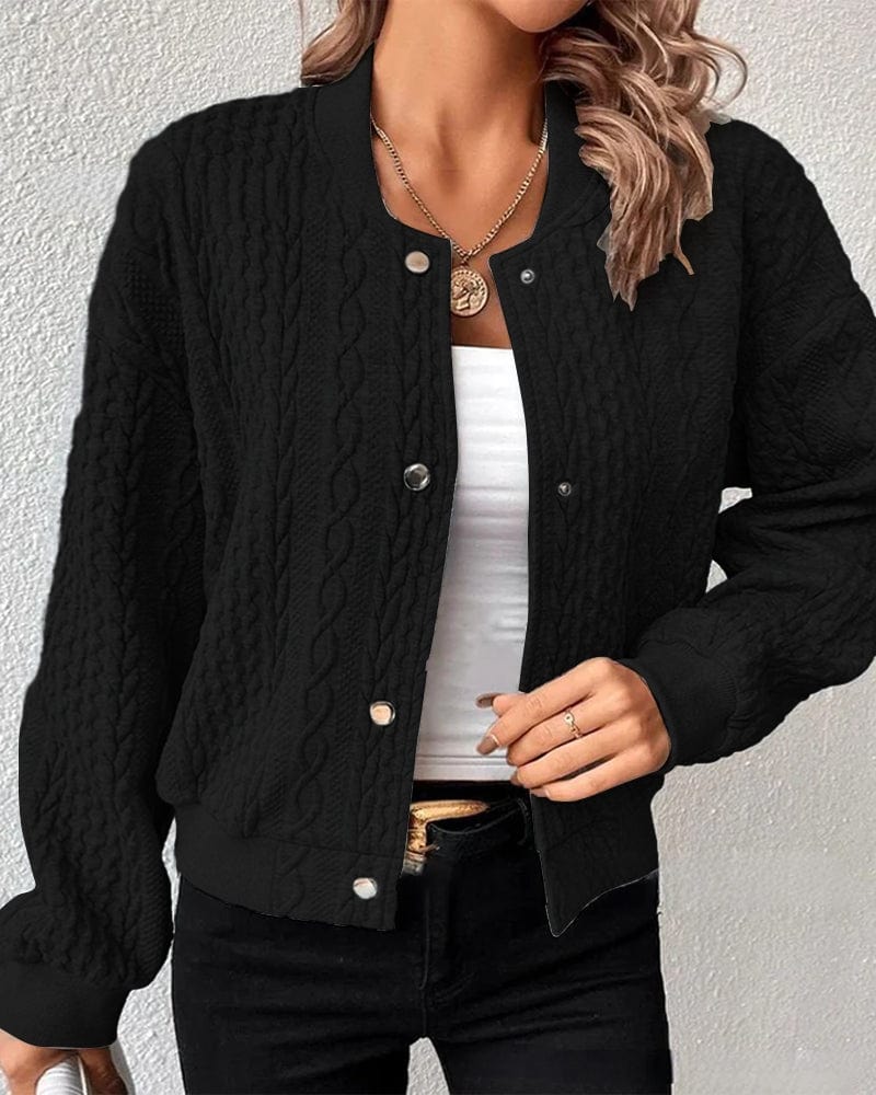 Kasey -  Strickjacke mit Knöpfen