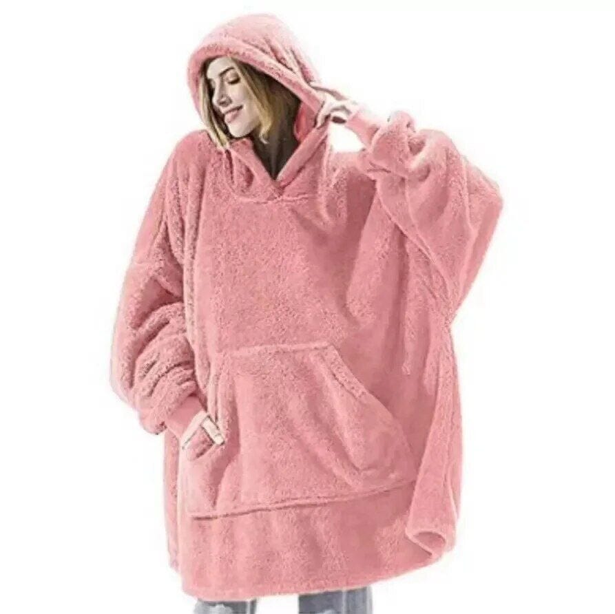 KEITH - Kapuzen-Fleecepullover im Oversized-Stil