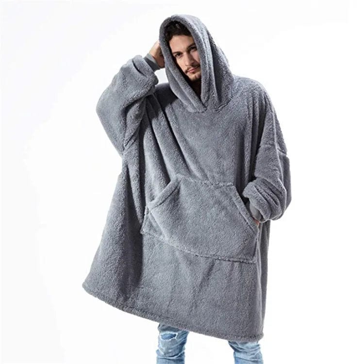 KEITH - Kapuzen-Fleecepullover im Oversized-Stil